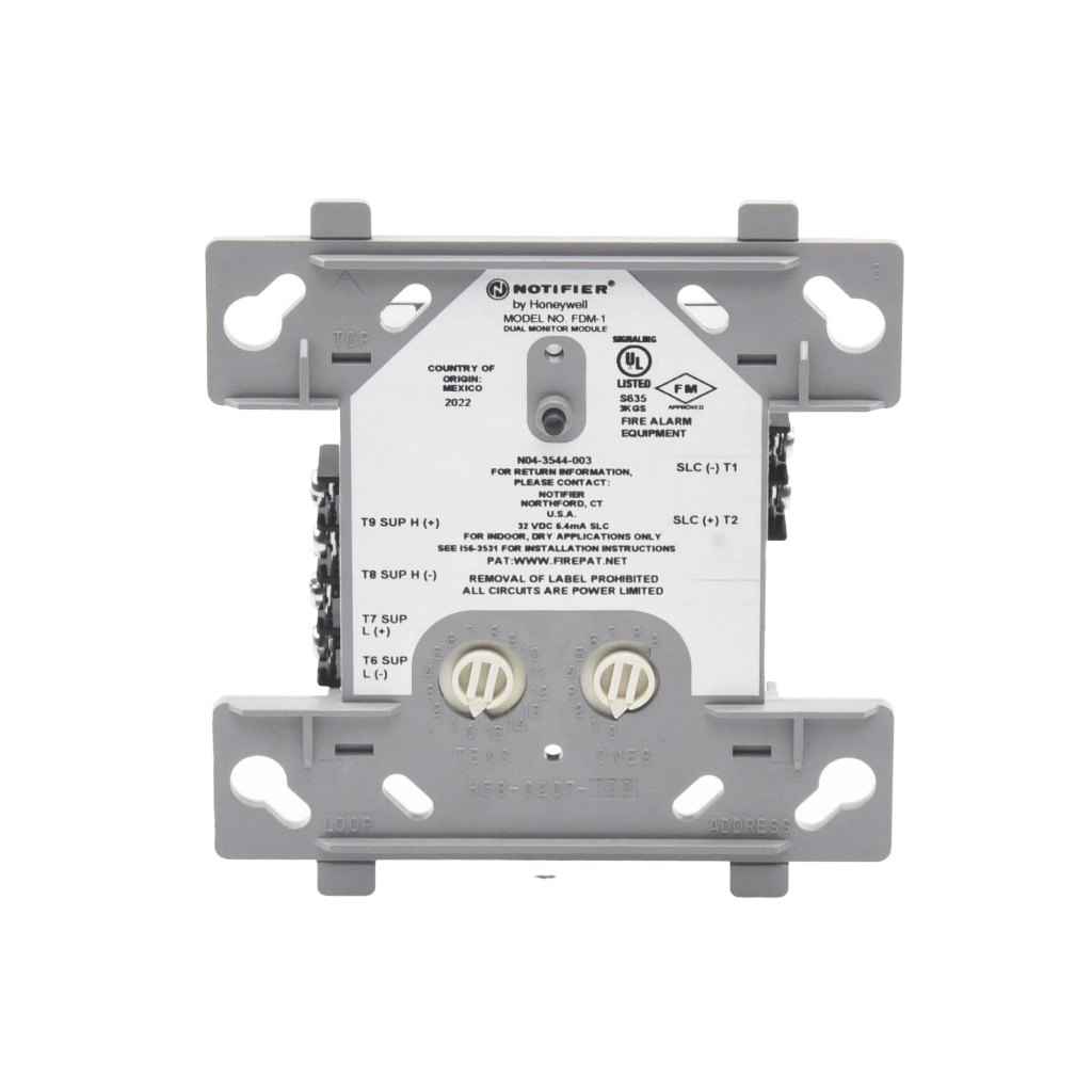 Módulo Monitor Dual / Direccionable / Tecnología FlashScan® de NOTIFIER ...